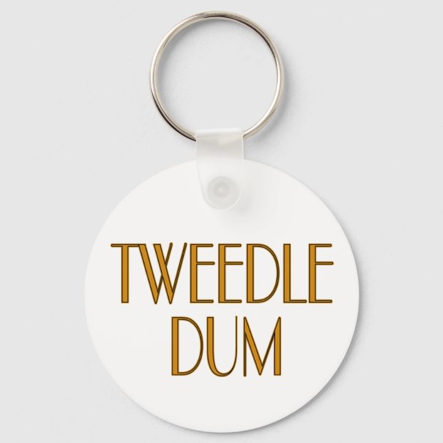 Tweedle Dum Keychain (Front)