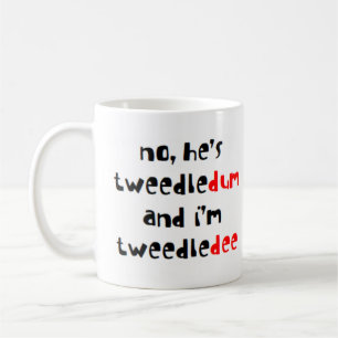 tweedledee and tweedledum coffee mug