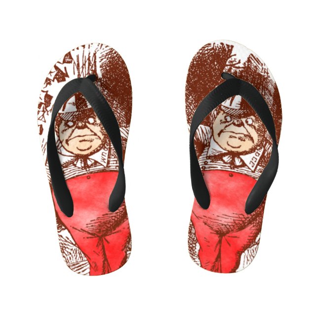 Tweedledee and Tweedledum Kid's Flip Flops (Footbed)