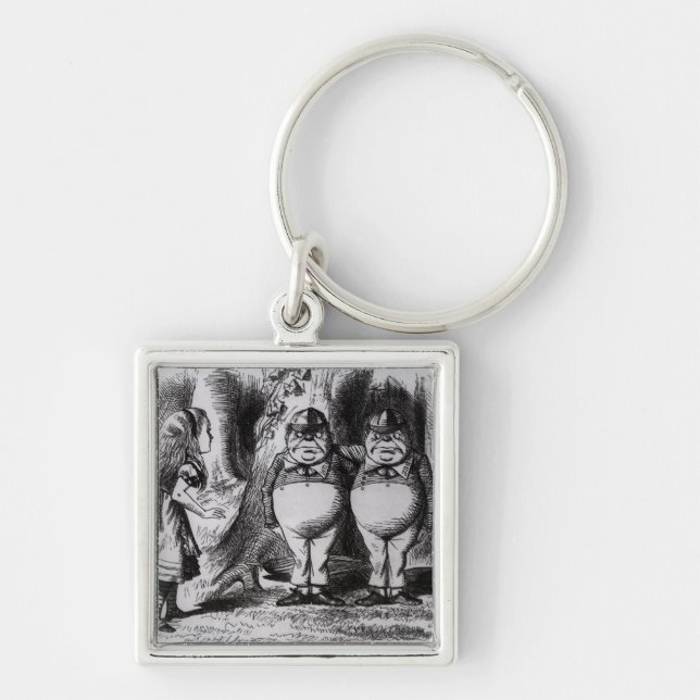 Tweedledum and Tweedledee Keychain (Front)