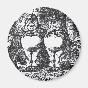 Tweedledum and Tweedledee Magnet