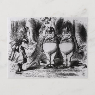 Tweedledum and Tweedledee Postcard