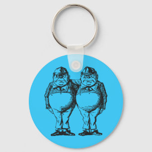 Tweedledum & Tweedledee Keychain