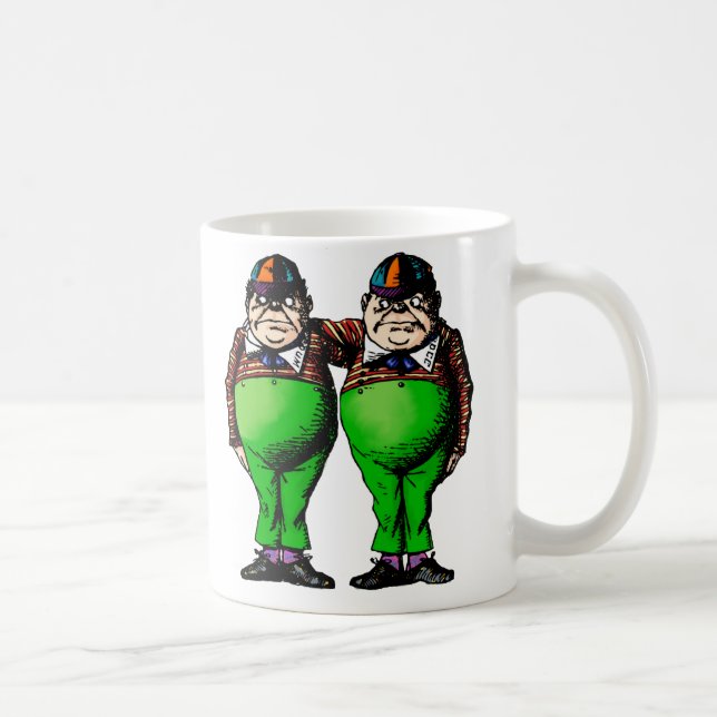 Tweedles Dum & Dee Coffee Mug (Right)