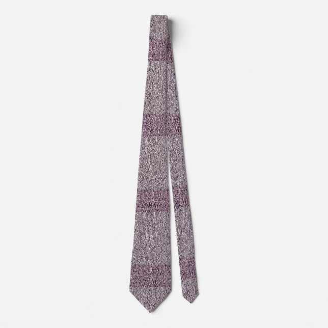 Tweedy Wool Grey and Maroon Tie (Front)