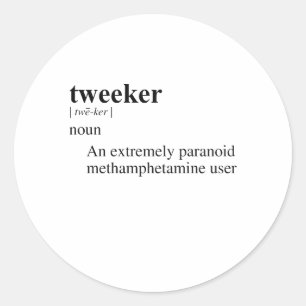 TWEEKER CLASSIC ROUND STICKER