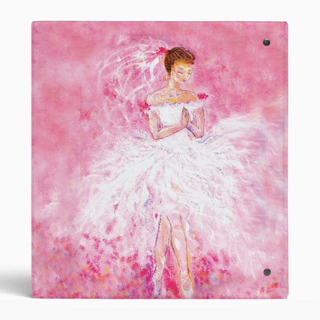 tweet Ballerina Wedding Binder Gift (Back)