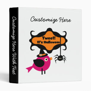 Tweet Halloween T-shirts and Gifts Binder