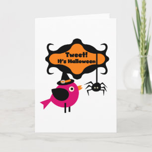 Tweet Halloween T-shirts and Gifts Card