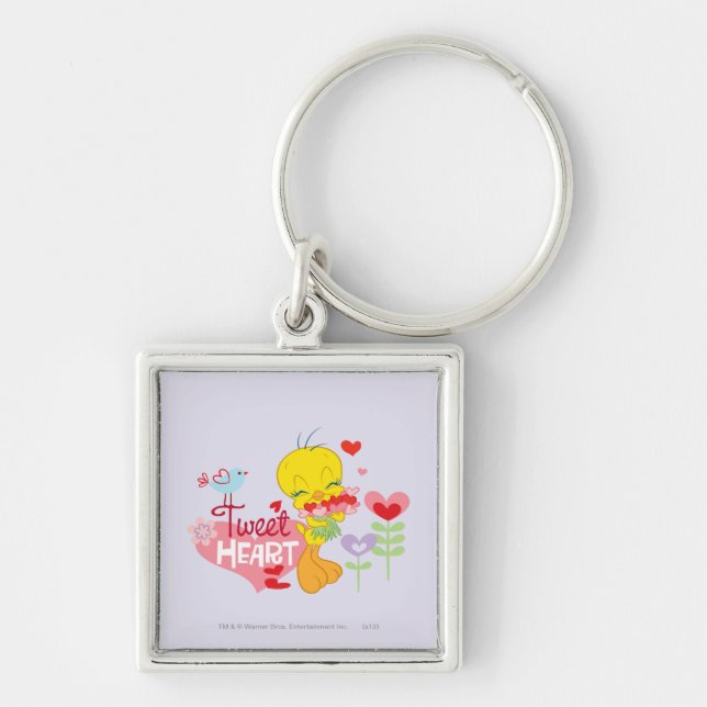 Tweet Heart Keychain (Front)
