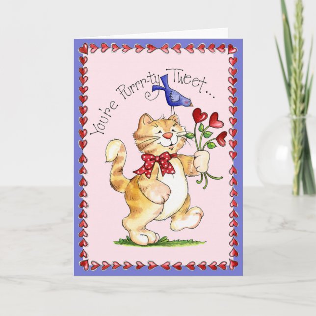 Tweet Purty - Carte de voeux (Devant)