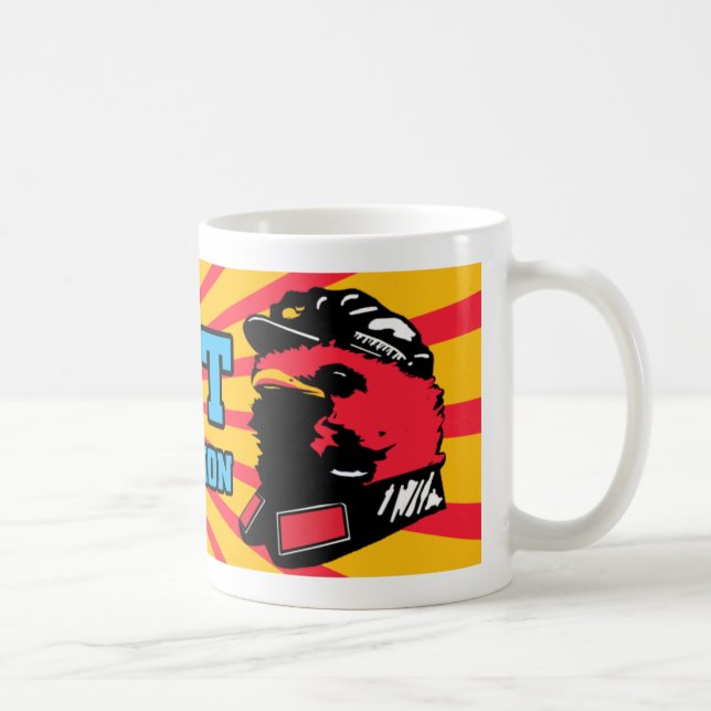 Tweet Revolution Twitter Mao Bird Mug (Right)