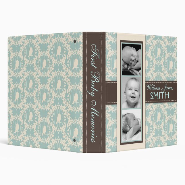 Tweet Tweet Boy 1.5 in. Photo Album Binder (Background)