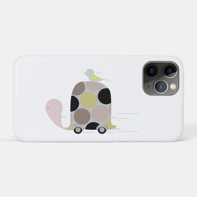 Tweeter on a Turtle Case-Mate iPhone Case (Back (Horizontal))
