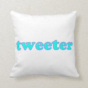 Tweeter Throw Pillow