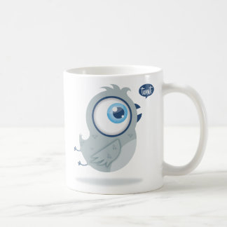 Tweeting bird coffee mug