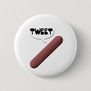 Tweeting Weenie 2 Inch Round Button