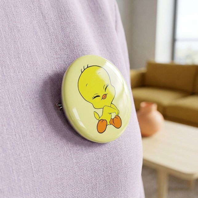 Tweety 2 Inch Round Button (Creator Uploaded)