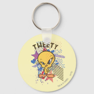 Tweety Angry 2 Keychain