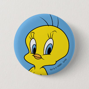 TWEETY™   Clever Bird 2 Inch Round Button