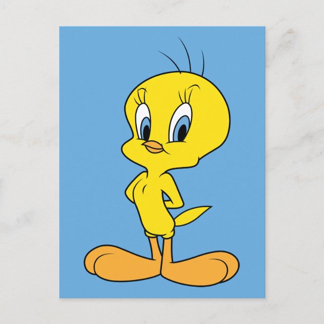 TWEETY™ | Clever Bird Postcard (Front)