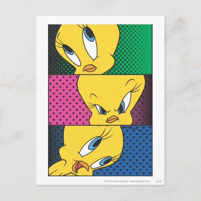 TWEETY™ Comic Panels Postcard (Front)