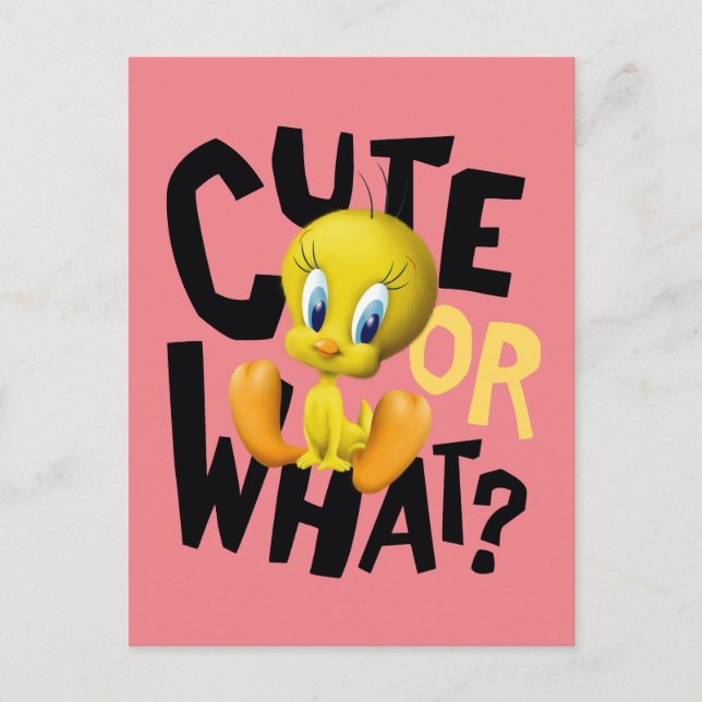 TWEETY™- Cute Or What? Postcard (Front)
