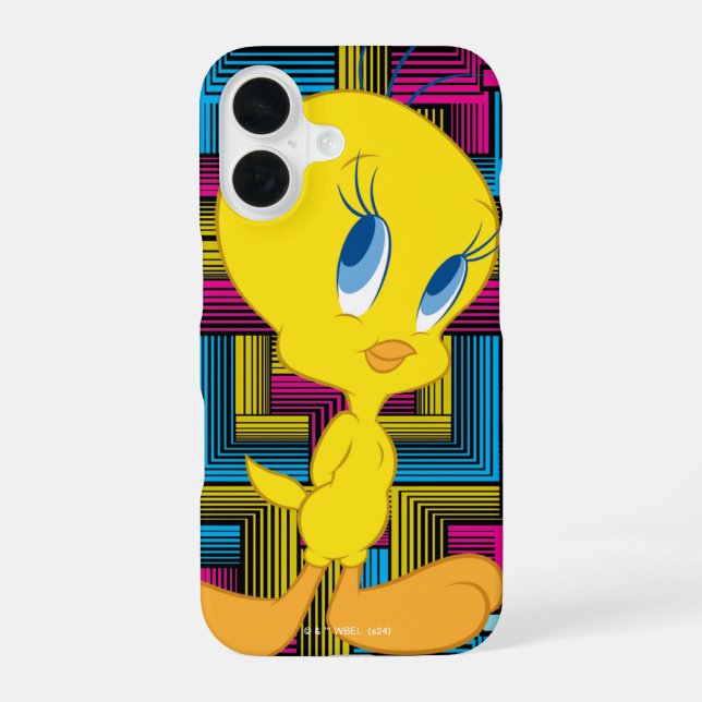 TWEETY™ Electronic Colour iPhone 16 Case (Back)