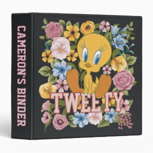 TWEETY™ Floral Embroidery Graphic Binder