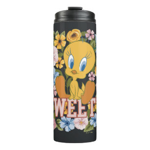 TWEETY™ Floral Embroidery Graphic Thermal Tumbler