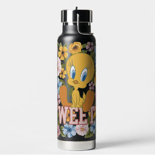 TWEETY™ Floral Embroidery Graphic Water Bottle