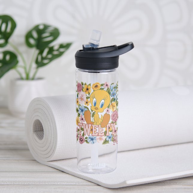TWEETY™ Floral Embroidery Graphic Water Bottle (Yoga)