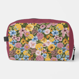 TWEETY™ Floral Embroidery Pattern Dopp Kit