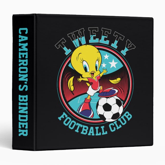 TWEETY™ Football Club Badge Binder (Front/Spine)