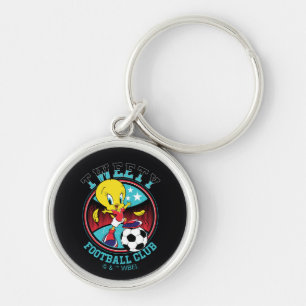 TWEETY™ Football Club Badge Keychain