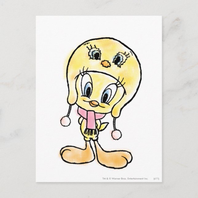 TWEETY™ Hat Postcard (Front)
