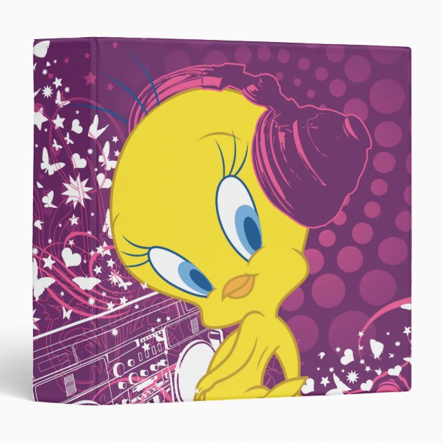 TWEETY™ "Hear The Beat" Binder (Front/Spine)