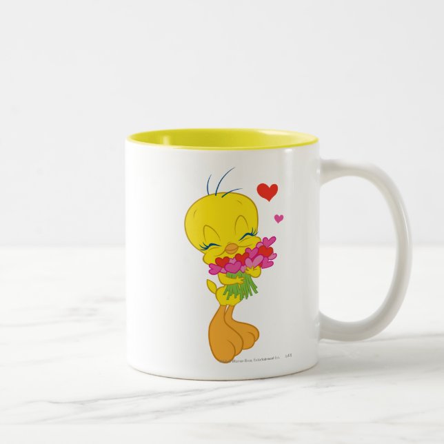 TWEETY™ Hearts Two-Tone Coffee Mug (Right)