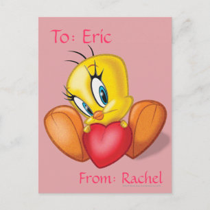 TWEETY™ Holding Heart Postcard