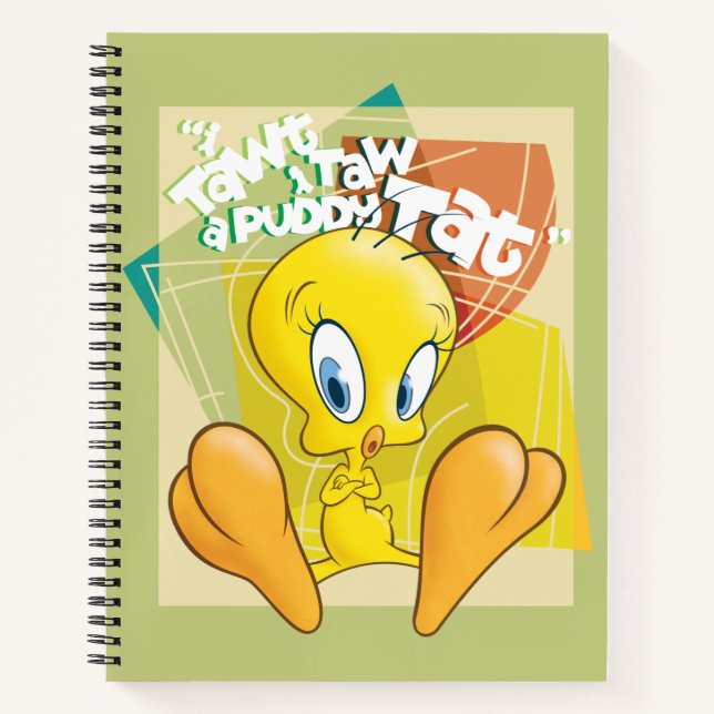 TWEETY™ "I Tawt I Taw A Puddy Tat" Notebook (Front)
