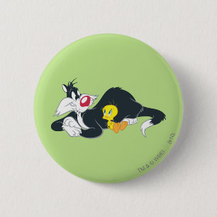 TWEETY™ In Action Pose 14 2 Inch Round Button