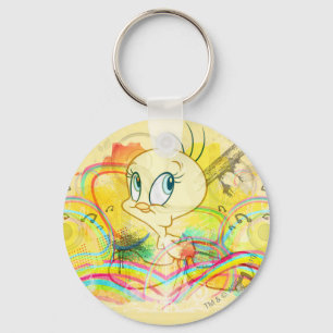 TWEETY™ In Rainbows Keychain