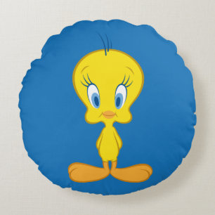 TWEETY™   Innocent Little Bird Round Pillow