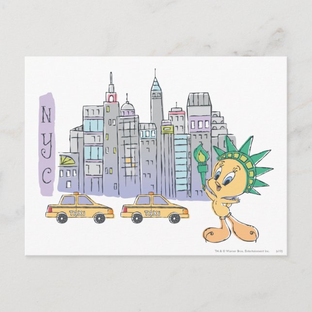 TWEETY™ NYC POSTCARD (Front)