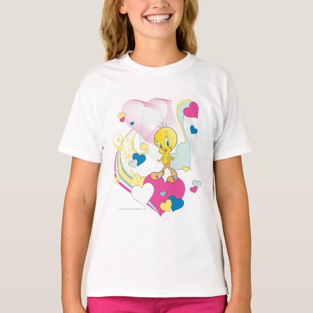 TWEETY™ On Heart T-Shirt (Front)