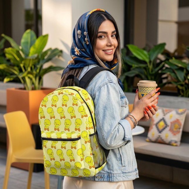 Tweety Printed Backpack (Creator Uploaded)