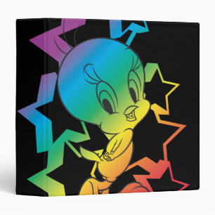 TWEETY™ Rainbow Stars Binder