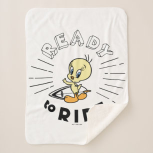 TWEETY™ Surfboard - Ready to Ride Sherpa Blanket