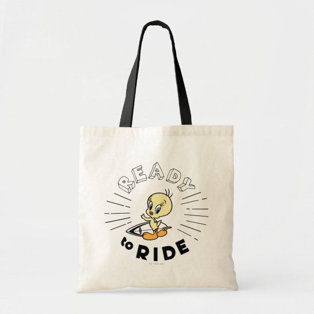 TWEETY™ Surfboard -  Ready to Ride Tote Bag (Front)