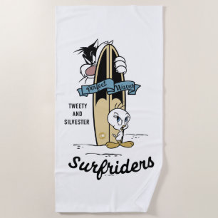 TWEETY™ & SYLVESTER™ Surfriders Beach Towel